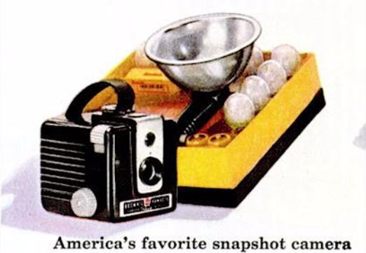Kodak Brownie Hawkeye 35 Werbung