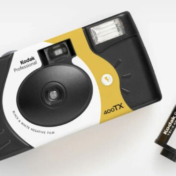 Neu: die Kodak Professional 400TX Einwegkamera