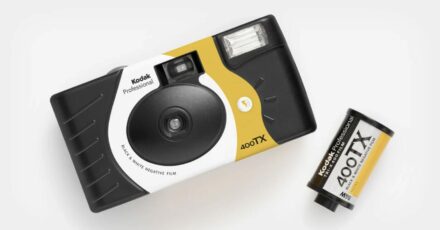 Neu: die Kodak Professional 400TX Einwegkamera